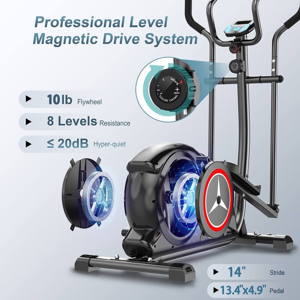 elliptical upright exercise bike with adjustable 8 level magnetic resistance and heart rate monitoring elliptical upright exercise bike with adjustable 8 level magnetic resistance and heart rate monitoring