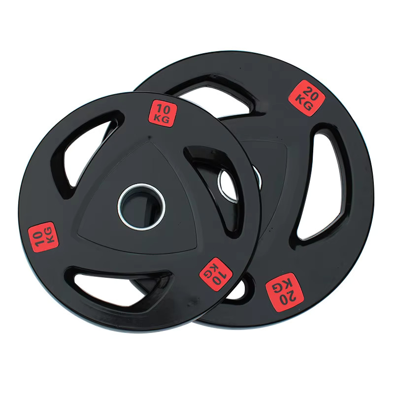 ergonomic trigrip rubber weight plate ers 1 inch dia standard ergonomic trigrip rubber weight plate ers 1 inch dia standard