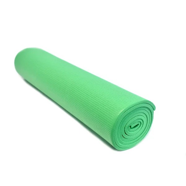 yoga exercise mat pvc material 08mm thickness green