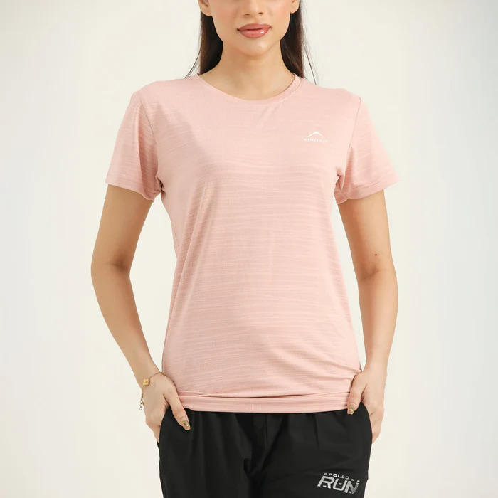 Sports T-Shirt Women's - Dri-Fit Polyester 2512 101 020607 Pink blue denim jeans