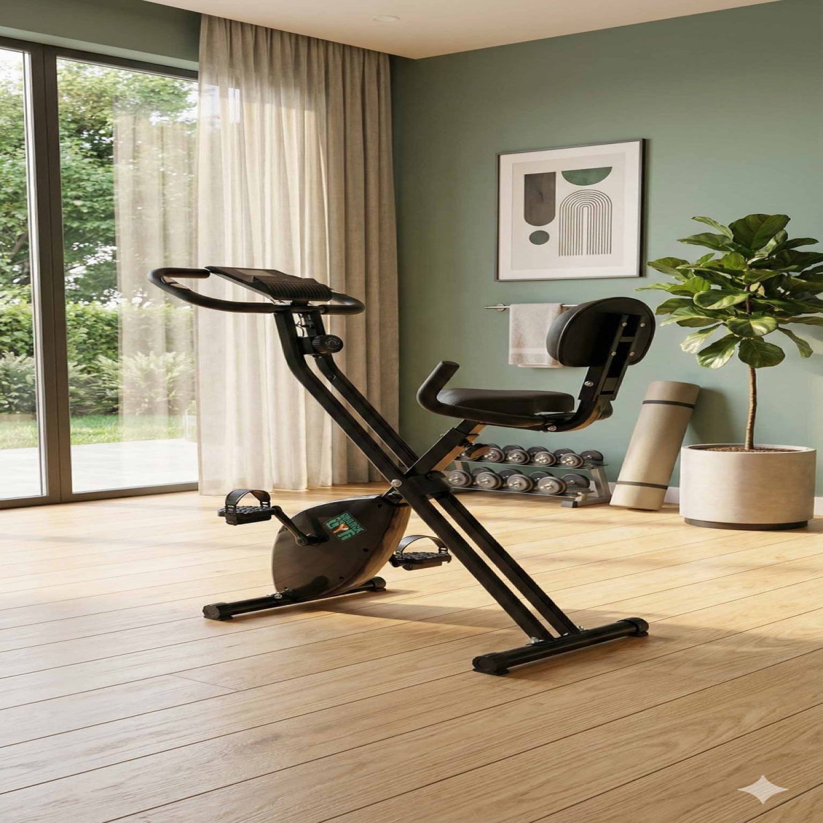 x fit bike 120kg weight capacity digital meter