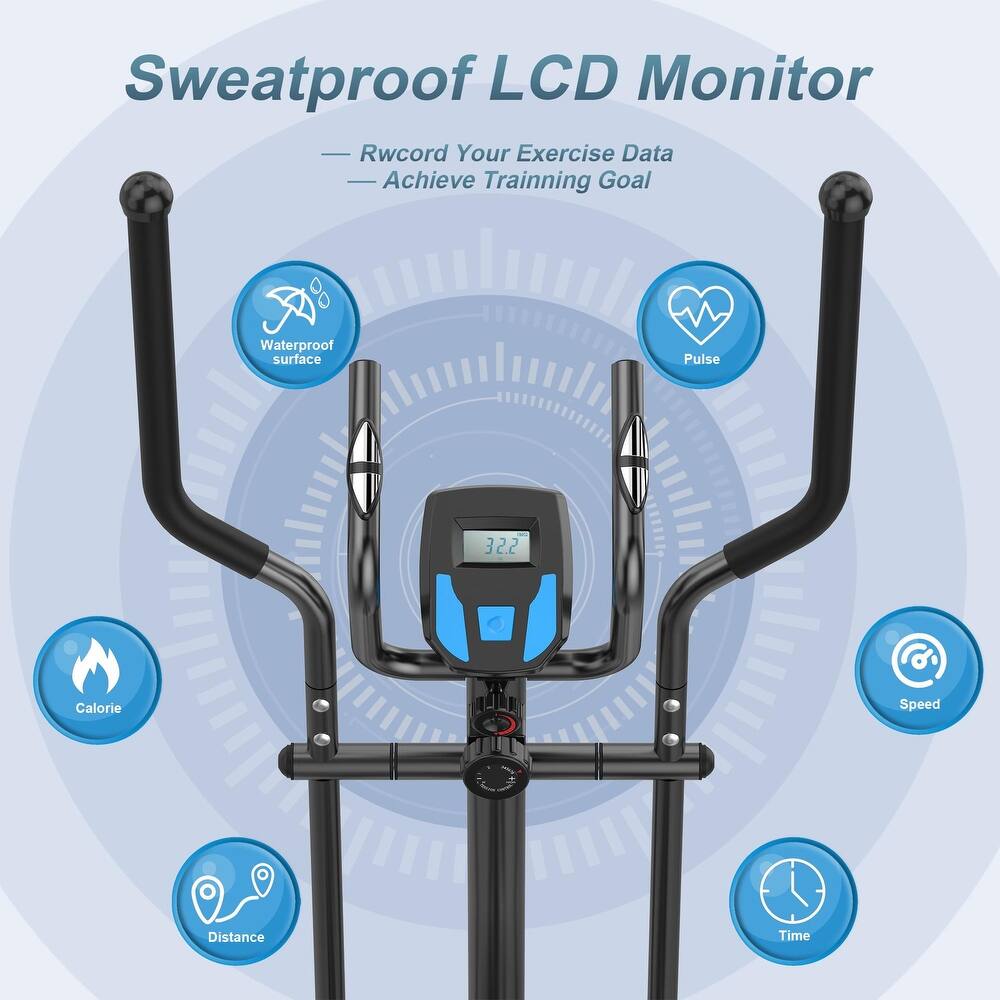 Elliptical Upright Exercise Bike with Adjustable 8-Level - Image 3