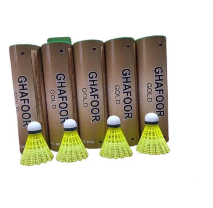 gs gold badminton shuttlecocks 1/2 dozen gs gold badminton shuttlecocks 1/2 dozen