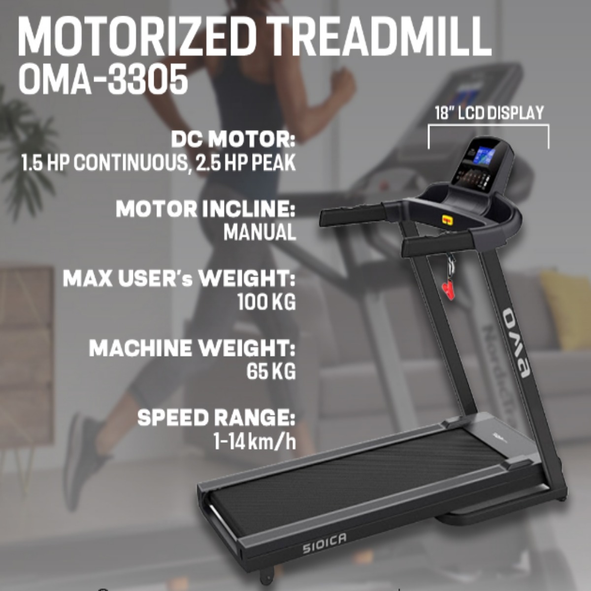 Iron Fist Pro Motorized Treadmill