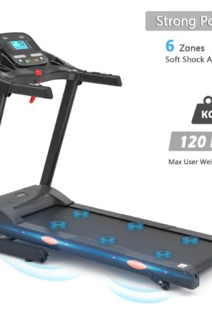 Treadmill Foldable Electric Trademill with Body Building