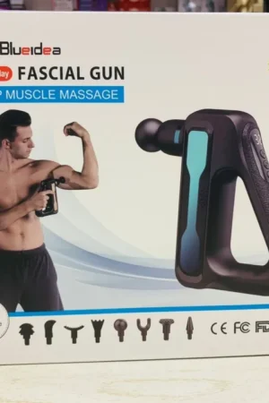 Black ABS Blueidea LCD Display Fascial Gun Deep Muscle Massage23